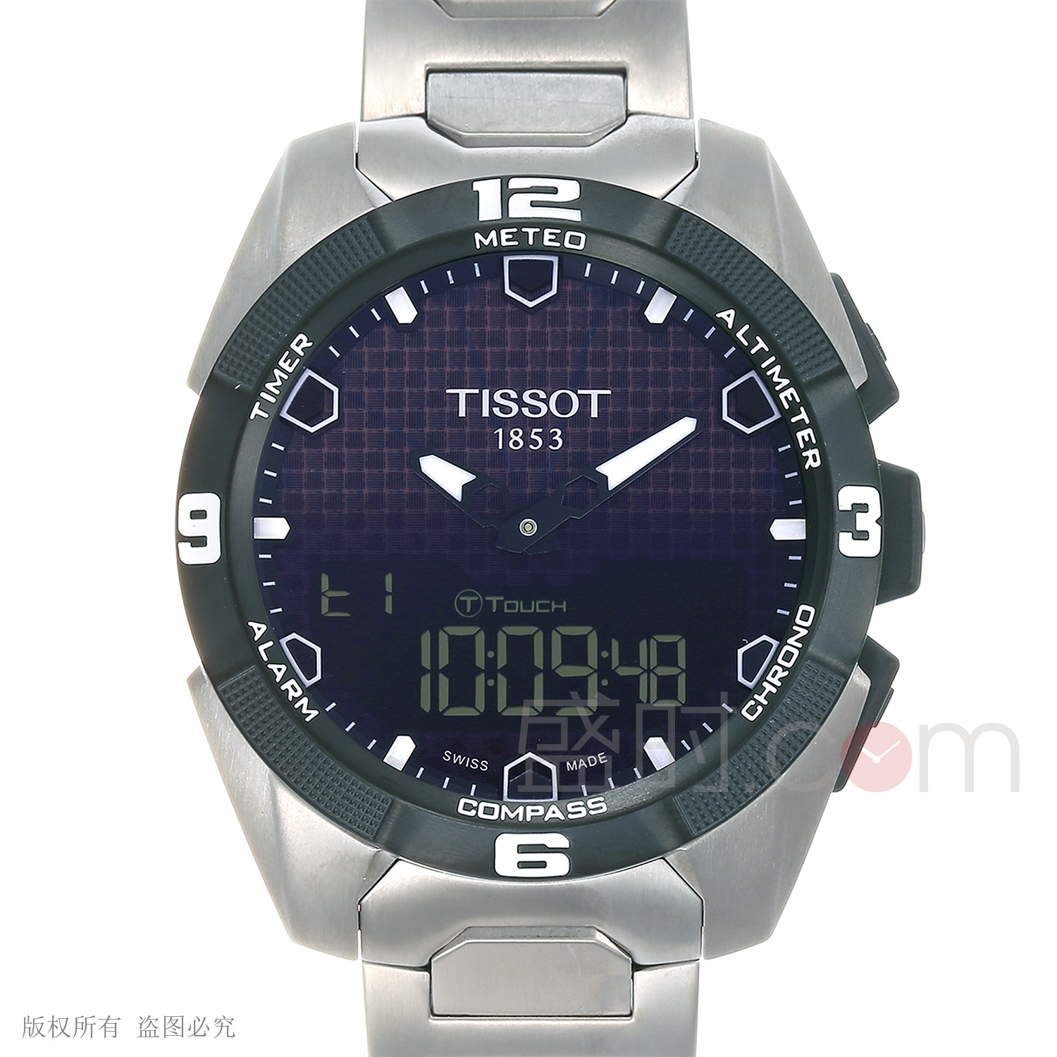 天梭 Tissot 高科技触屏系列 T091.420.44.051.00 石英 男款