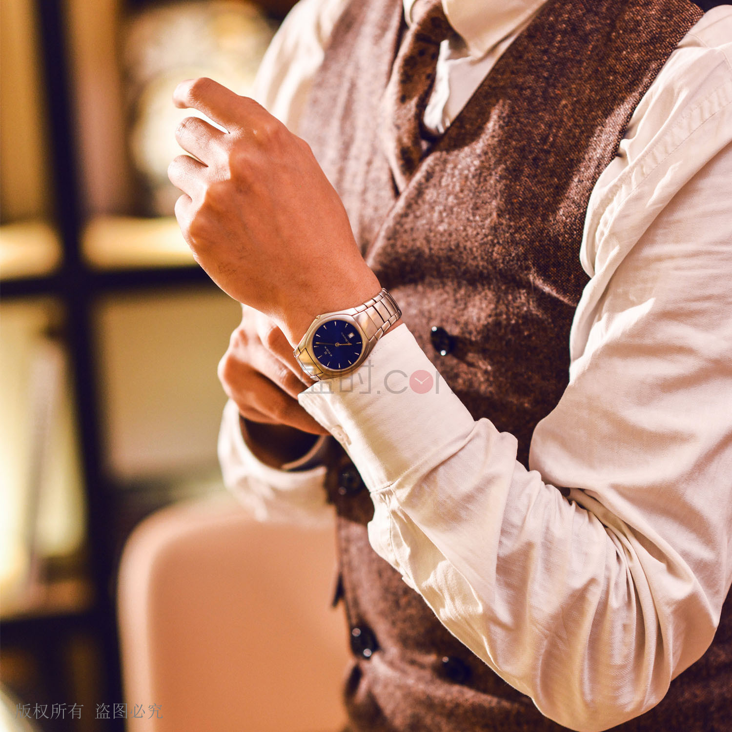 伊度 EDOX 27001 3B BUIN 石英 男款