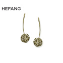 何方珠宝 HEFANG Jewelry 花园系列 HFM01502832 绣球花耳环