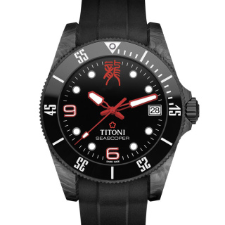 梅花 Titoni SEASCOPER 海洋探索系列 83600C-BK-717 机械