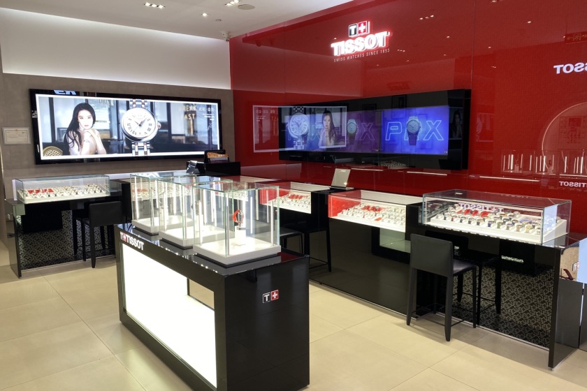 盛时表行济南万象城天梭专卖店