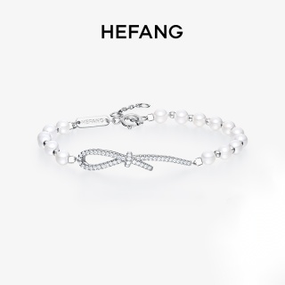 何方珠宝 HEFANG Jewelry 2021婚礼系列 HFJ10430894 优雅丝带手链