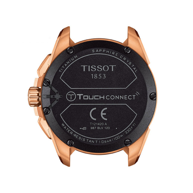 天梭 Tissot 高科技触屏系列 T121.420.47.05.102 石英|光动能 男款
