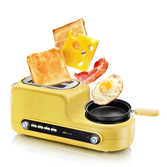 小熊（bear）烤面包机 多功能多士炉家用2片早餐机吐司机