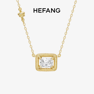 何方珠宝 HEFANG Jewelry 2023度假系列 HFL04709297 编织方糖项链