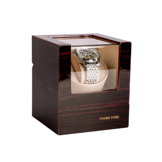 PRIME TIME盛时定制单头摇表器 手表收纳盒 机械表上链盒转表器（黑檀）预售2月28号发货