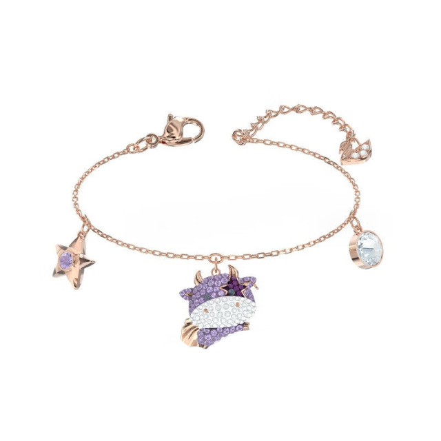施华洛世奇 SWAROVSKI LITTLE 多彩牛 牛年 女手链 本命年 5599156