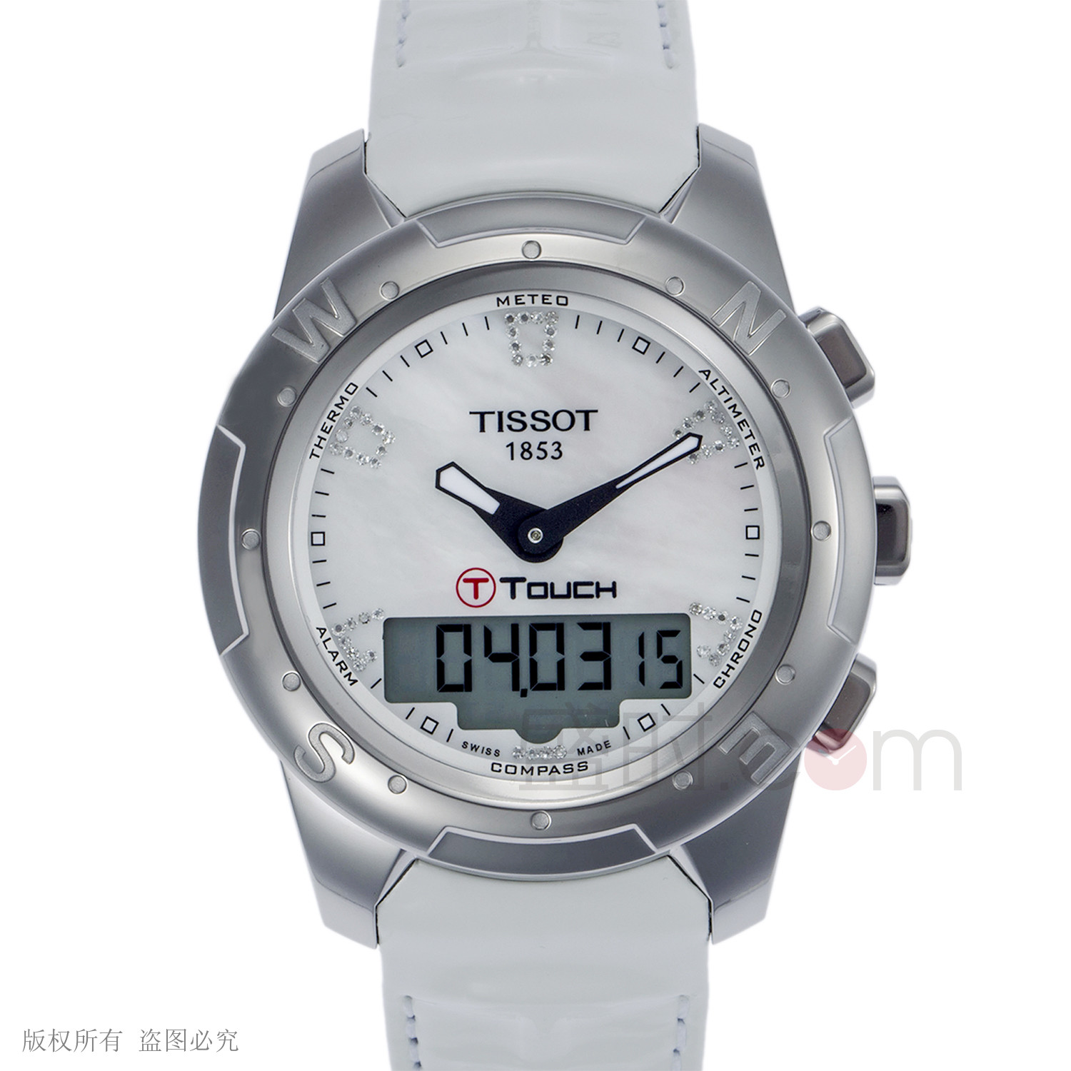 天梭 Tissot 高科技触屏系列 T047.220.46.116.00 石英 女款