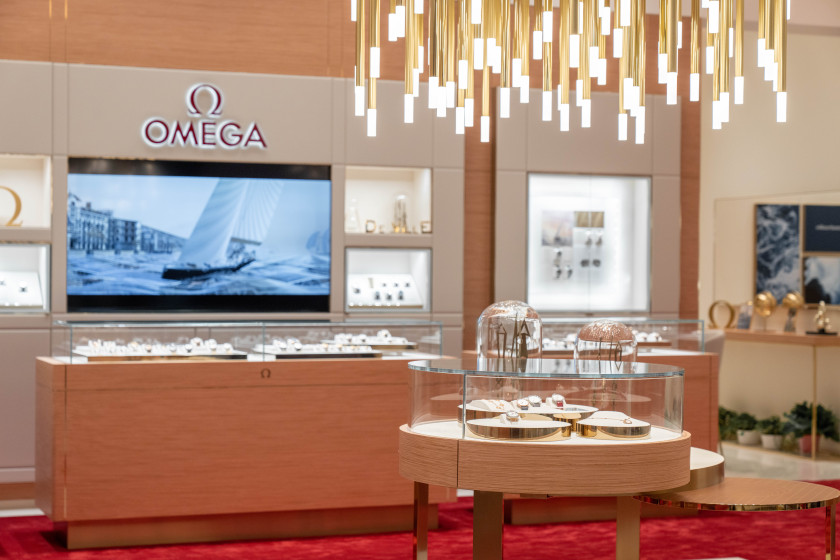 盛时表行苏州久光百货欧米茄专卖店