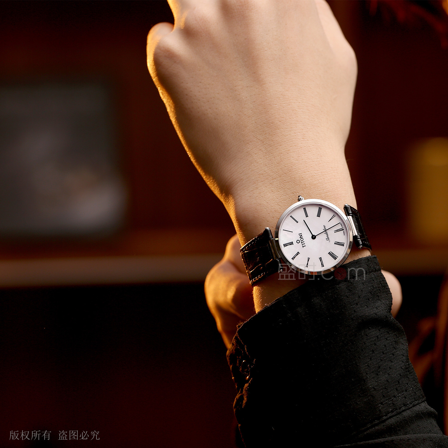 梅花 TITONI SLENDERLINE 纤薄系列 TQ52926S-ST-340 石英
