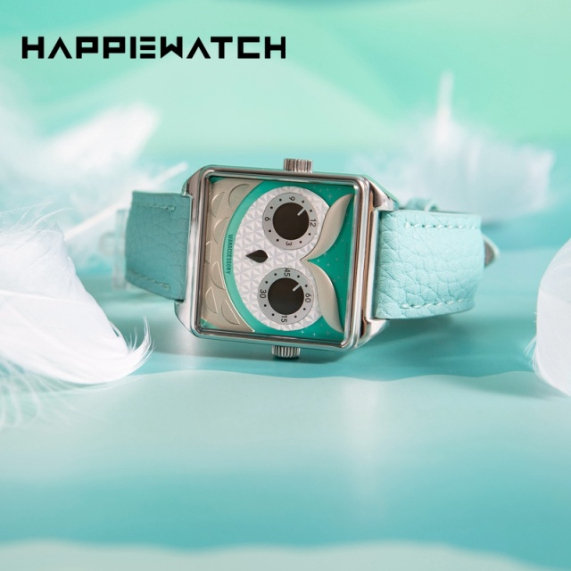 HappieWatch 合作款猫头鹰石英腕表