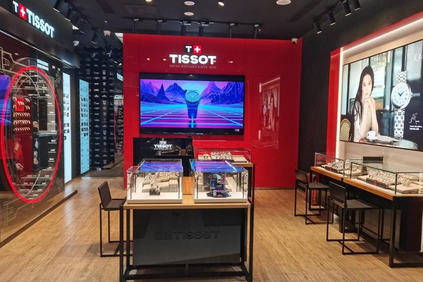 盛时表行温州滨江万象城天梭专卖店