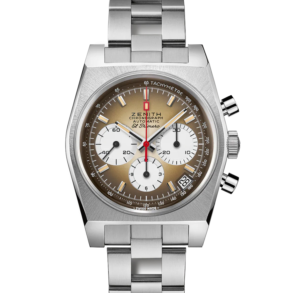 真力时 Zenith CHRONOMASTER 旗舰系列 复刻版 El Primero A385腕表 03.A384.400/385.M385 机械
