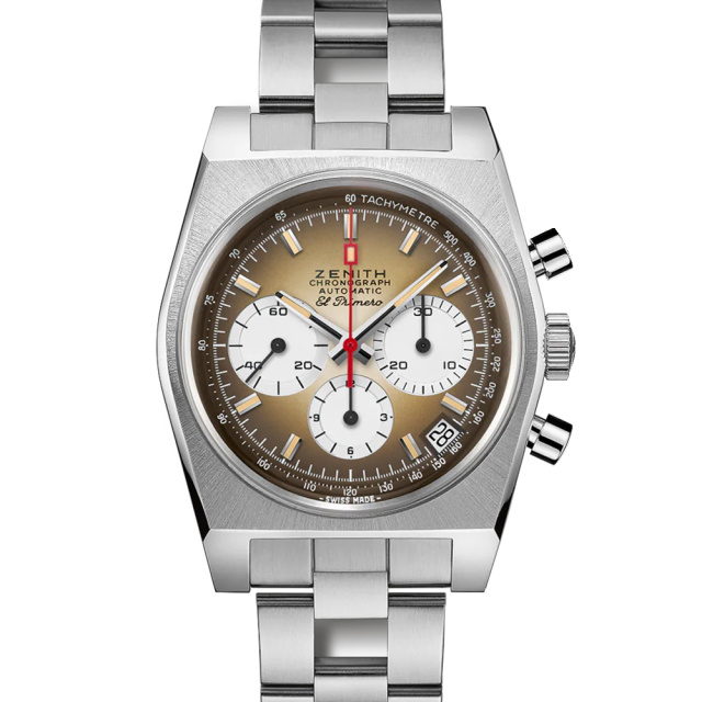 真力时 Zenith CHRONOMASTER 旗舰系列 复刻版 El Primero A385腕表 03.A384.400/385.M385 机械