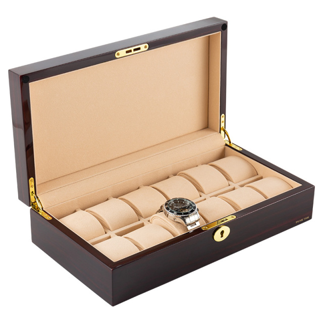 PRIME TIME盛时定制十二位表盒 简约大容量十二位手表收纳盒