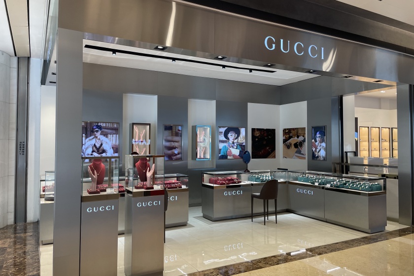 盛时表行苏州久光百货GUCCI专卖店