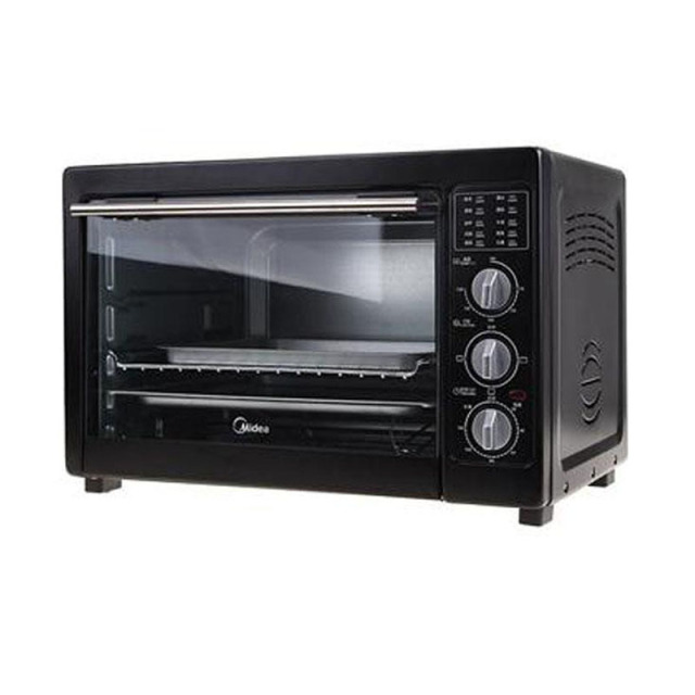 美的（Midea）电烤箱家用大容量 广域控温 MG38CB-AA 38L黑色
