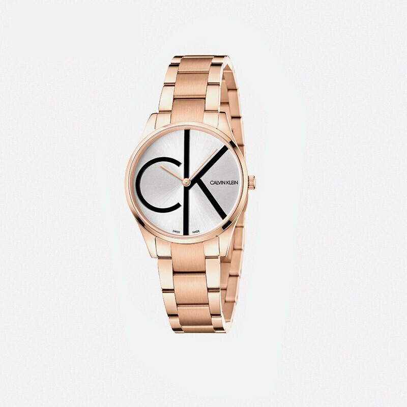 CK Calvin Klein Time 时光记忆系列白玫瑰 K4N23X46 石英 女款