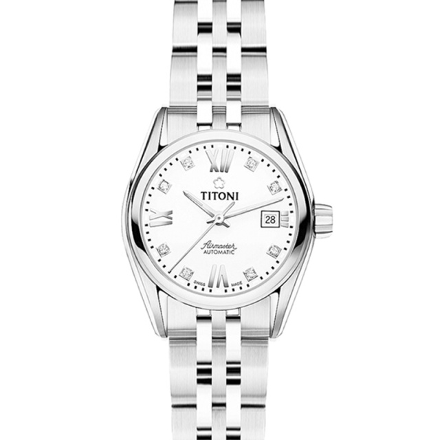 梅花 TITONI AIRMASTER 空中霸王系列 23909S-063 机械 女款