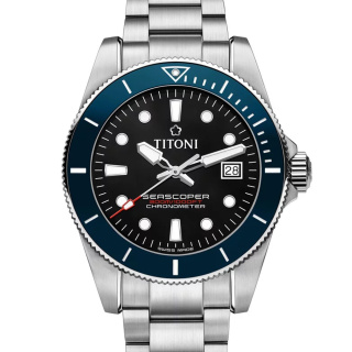 梅花 Titoni SEASCOPER 海洋探索系列 83300S-BE-706 机械 男款