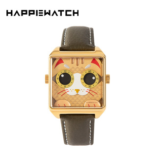 HappieWatch金吉猫新品小众轻奢潮流方形手表