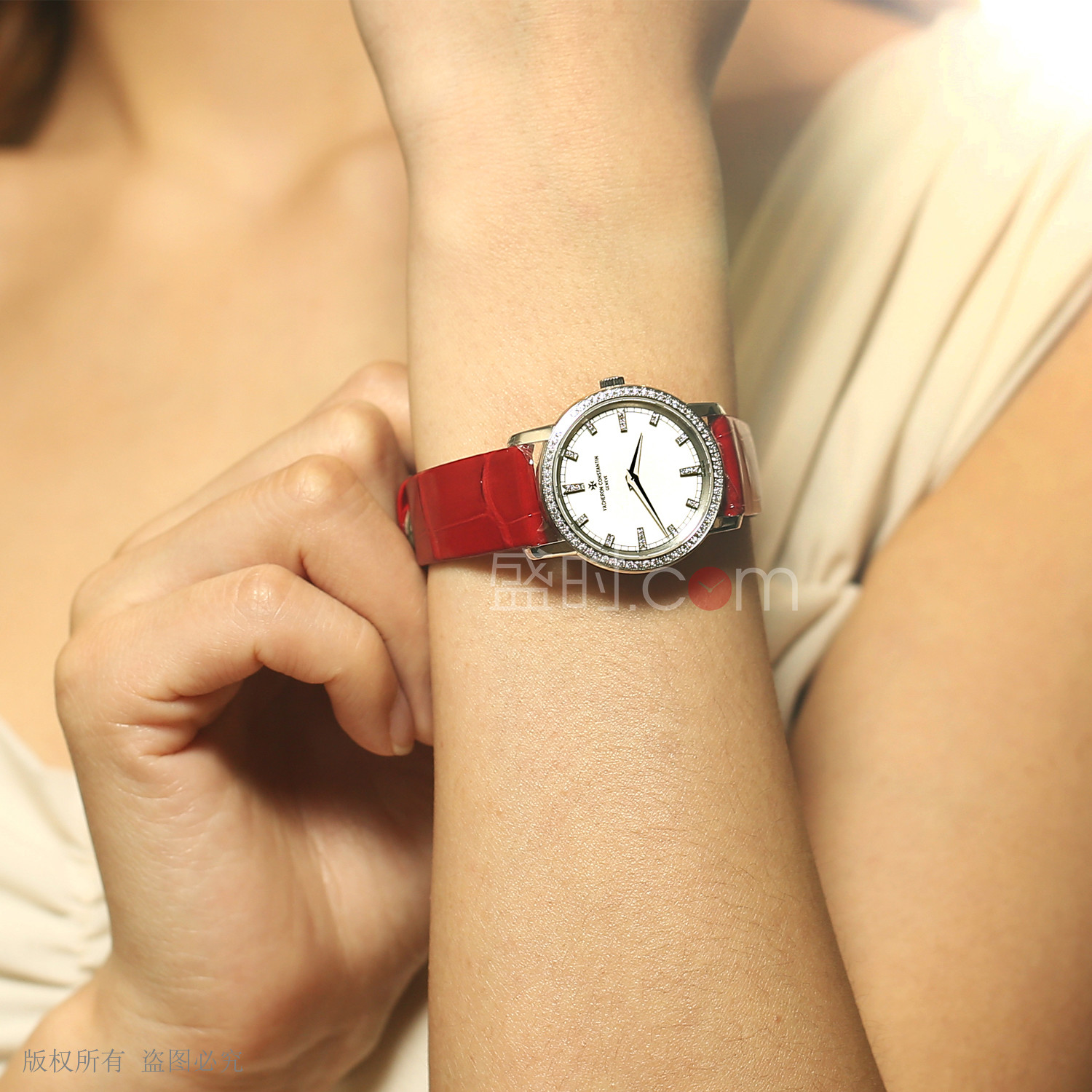 江诗丹顿 Vacheron Constantin TRADITIONNELLE系列 25558/000G-9405 石英 女款