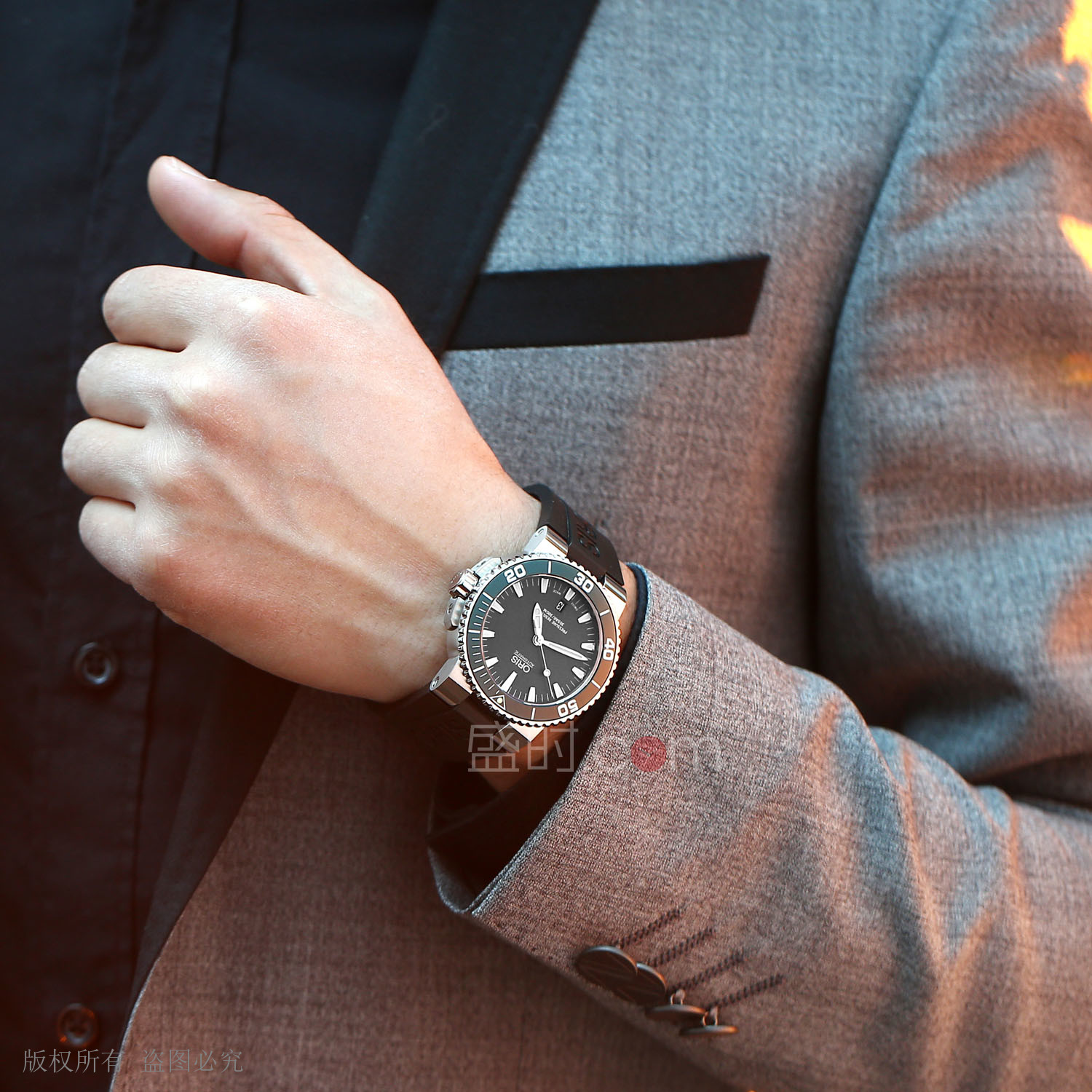 豪利时 Oris DIVERS 潜水系列钢机械 733.7653.4137R 机械