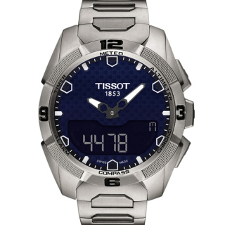 天梭 Tissot 高科技触屏系列 T091.420.44.041.00 石英 男款